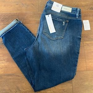 Slink slit knee jeans